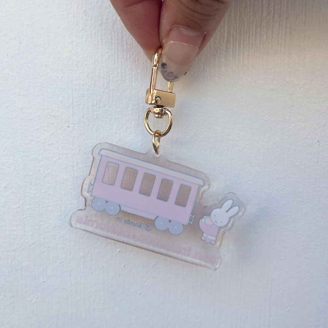 Miffy SF Trolley Keychain