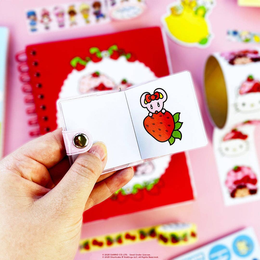 Strawberry Shortcake Cute & Sweet Mini Sticker Book Keychain