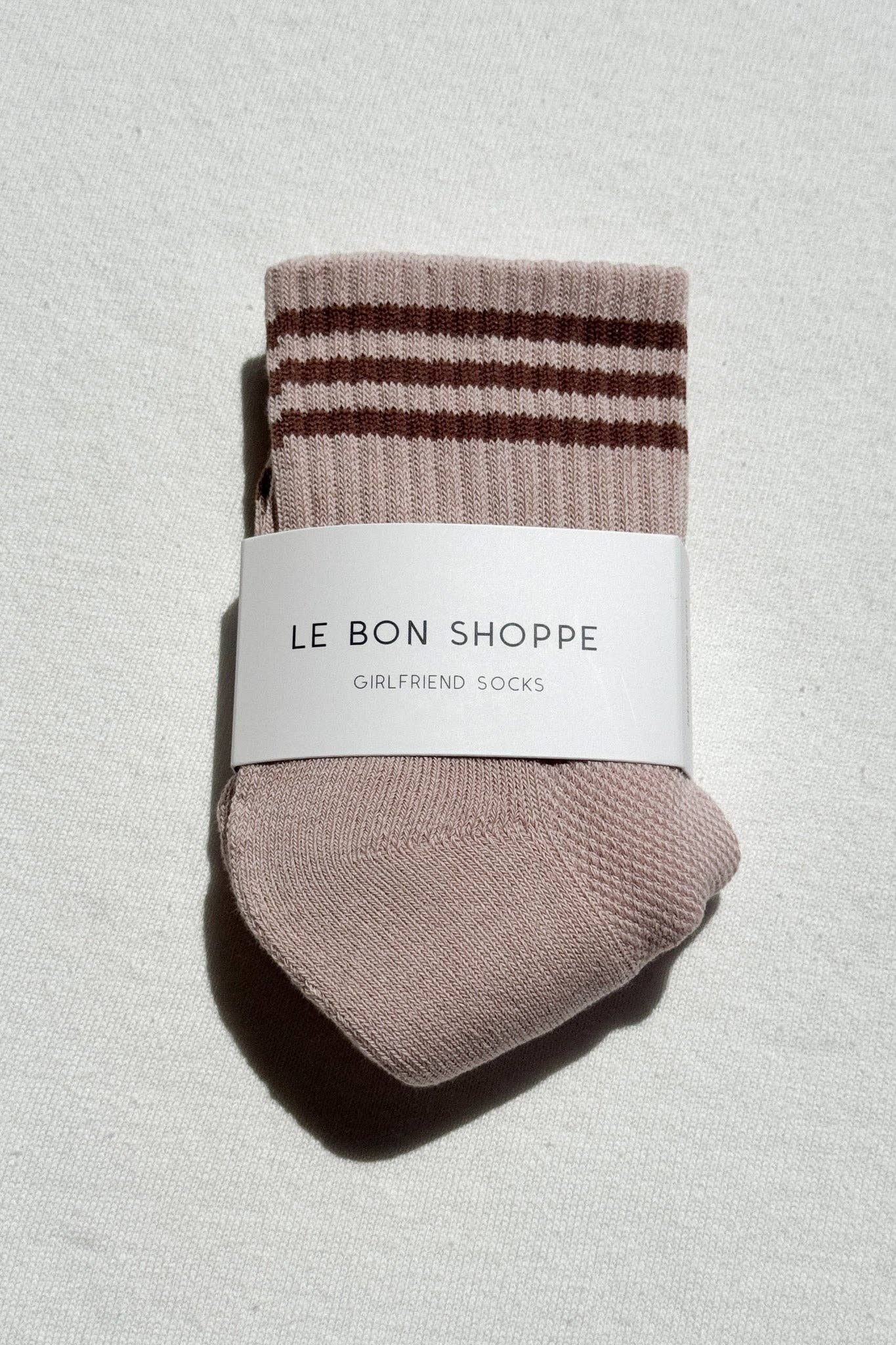 Girlfriend Socks, Bright Grey
