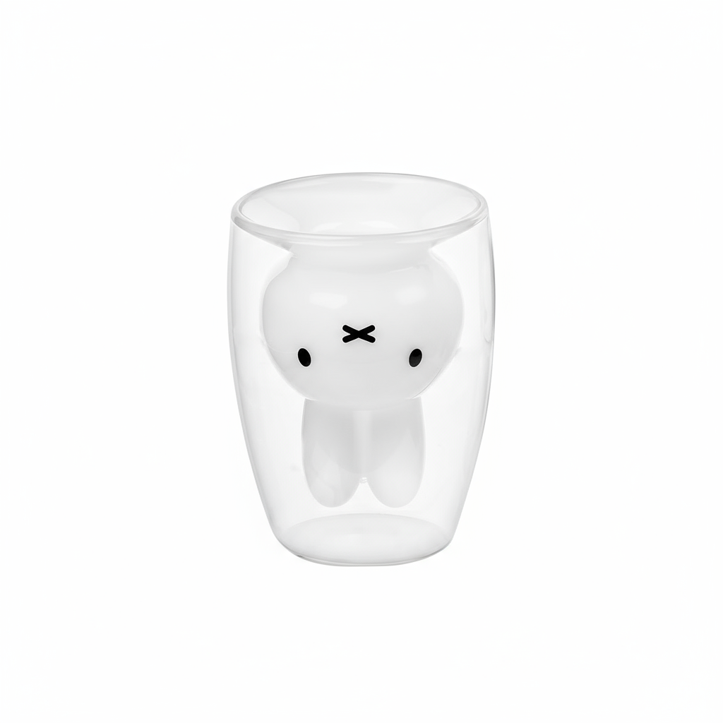 Miffy Double Wall Drinking Glasses