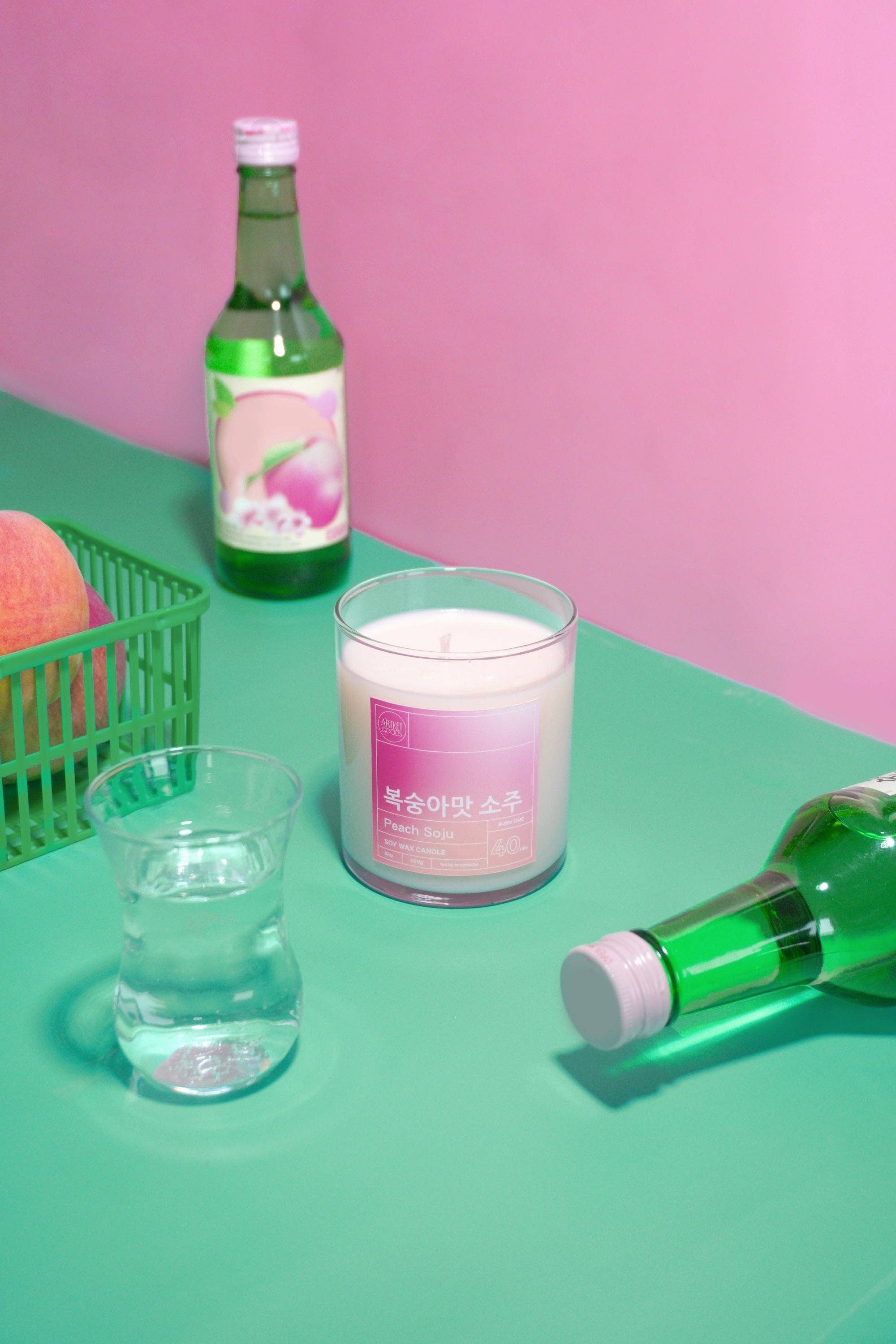 Peach Soju Scented Candle