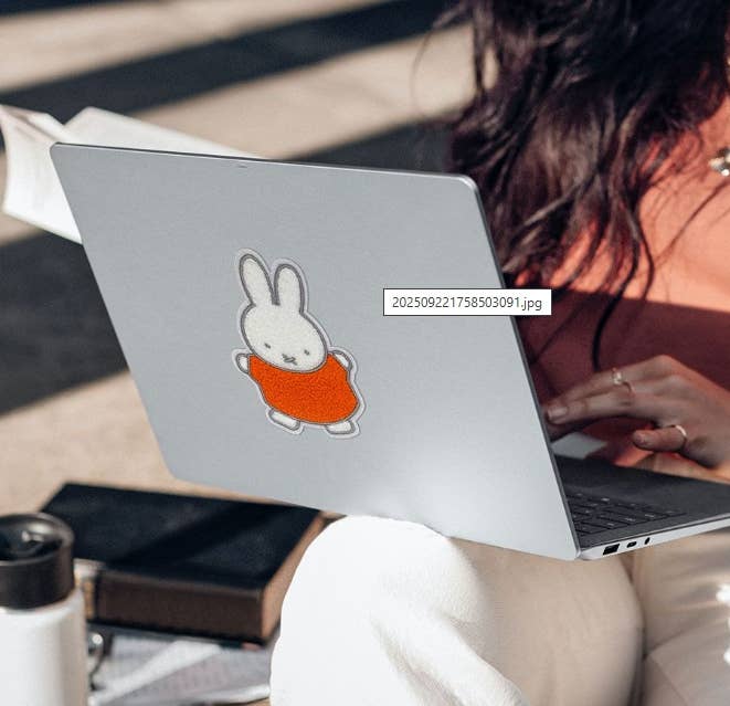 Miffy & Boris Fuzzy Deco Sticker