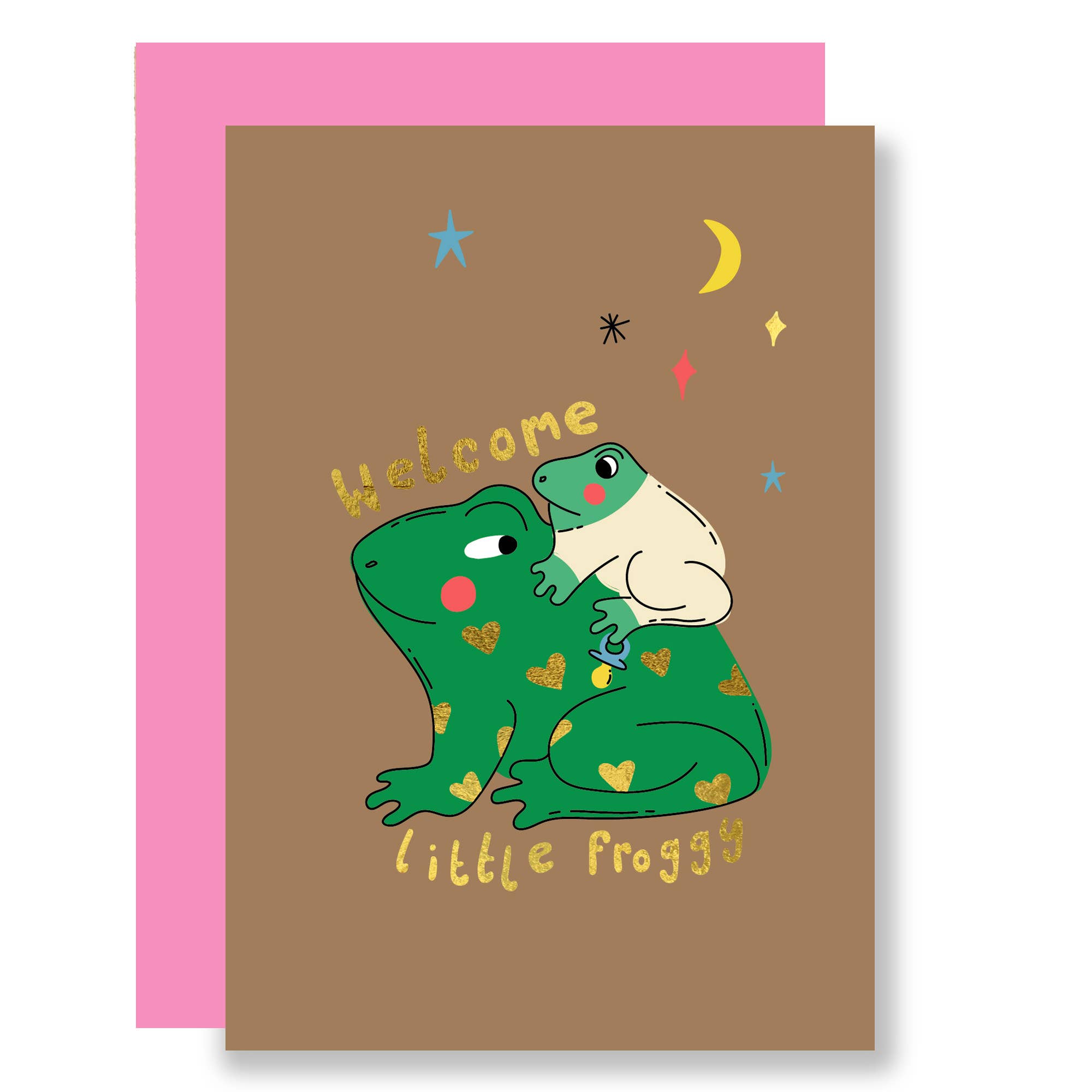 Little Froggy Baby Card