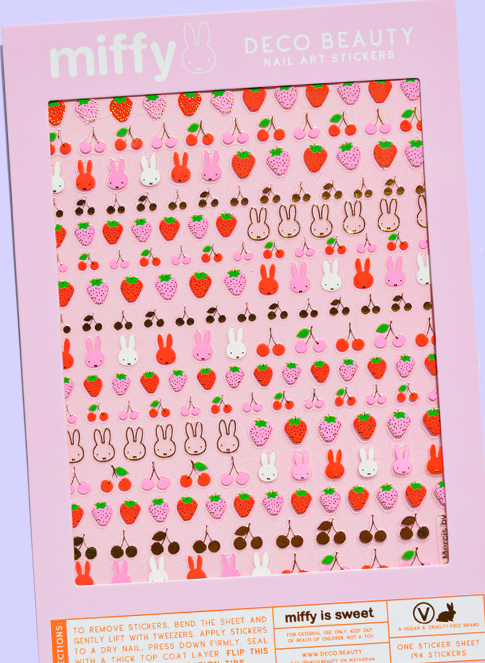 Nail Art Sticker, Miffy is Sweet