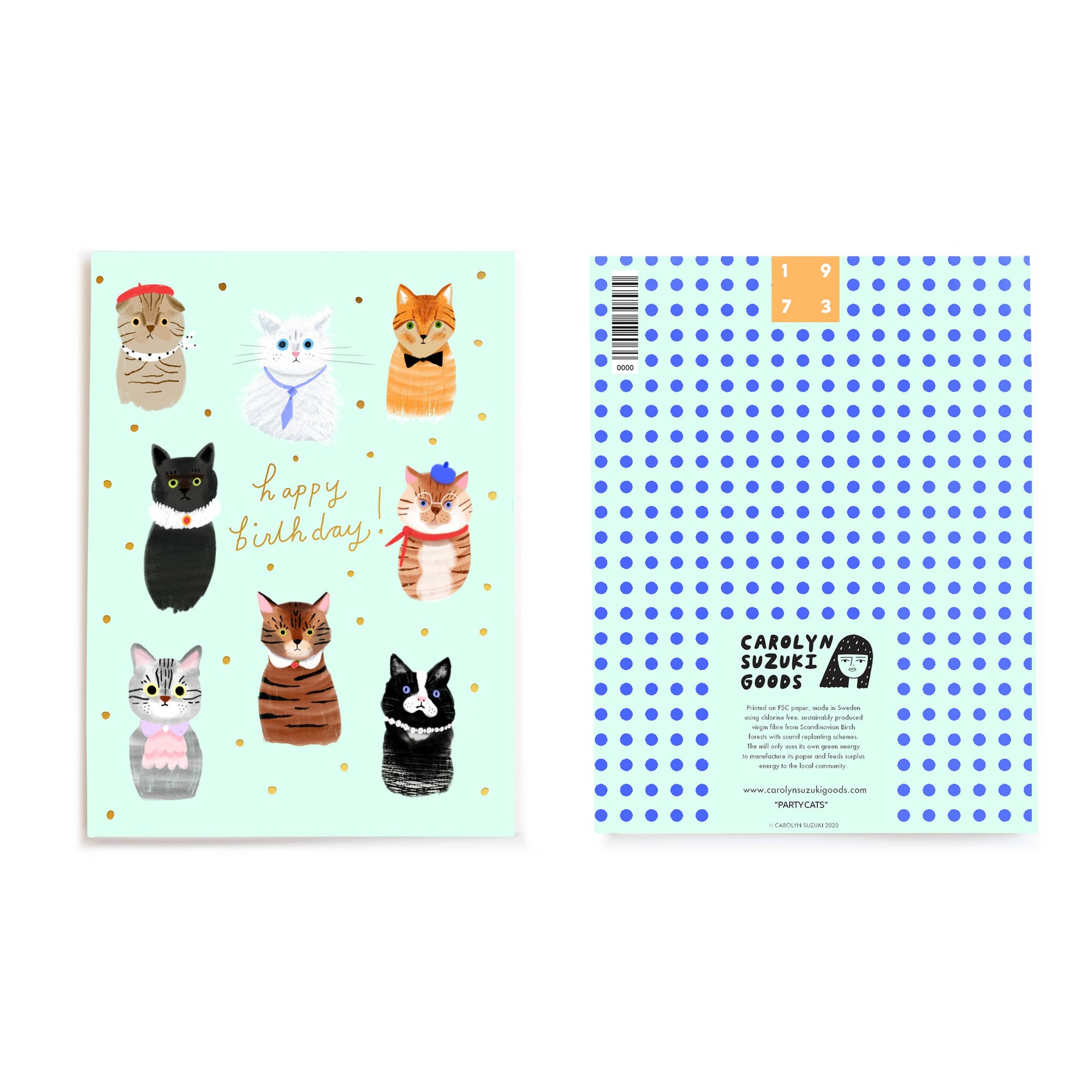 Party Cats Birthday Card