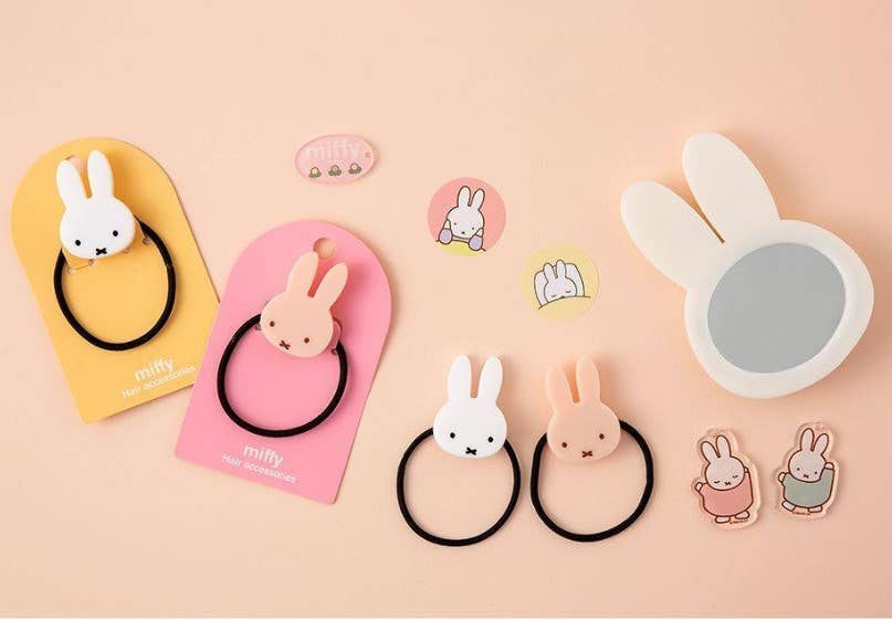 Miffy Hair Ties, Pink