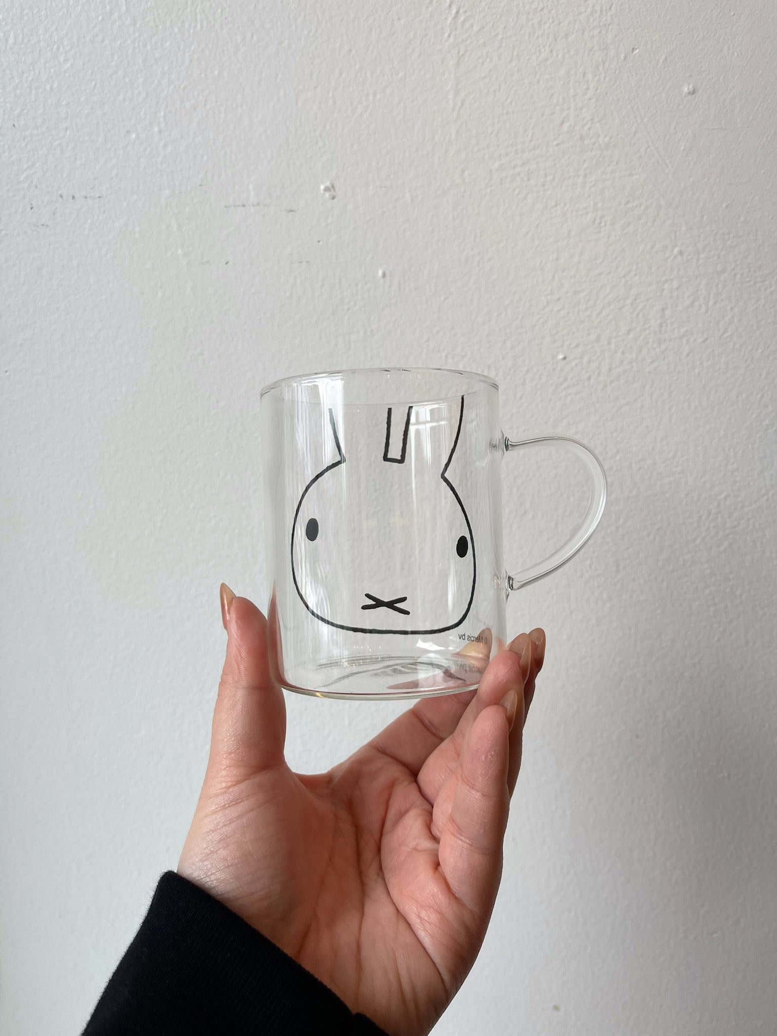Miffy Heat Resistant Glass Mug, Face