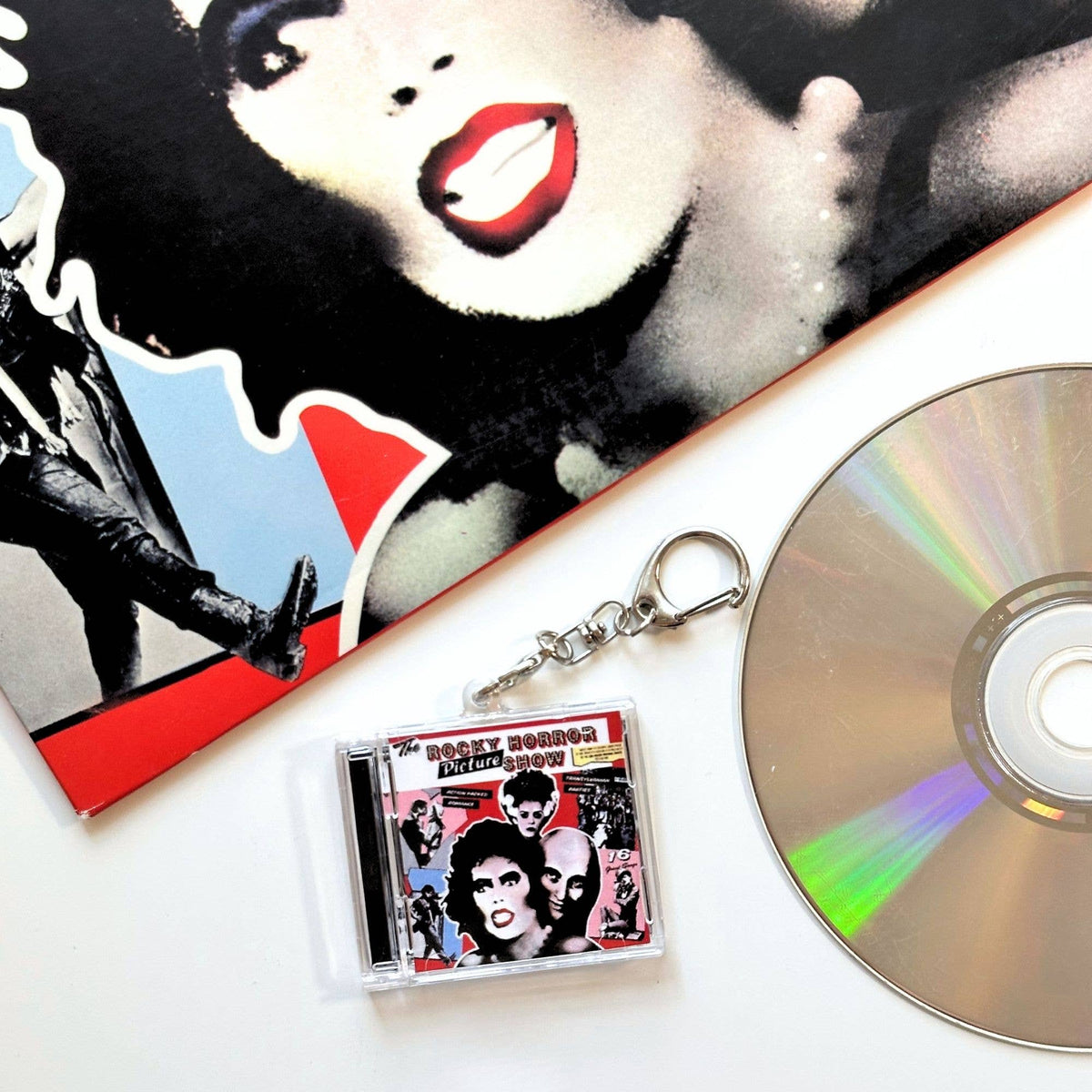 'Hit Clips' Mini CD Case Keychain, Rocky Horror Soundtrack
