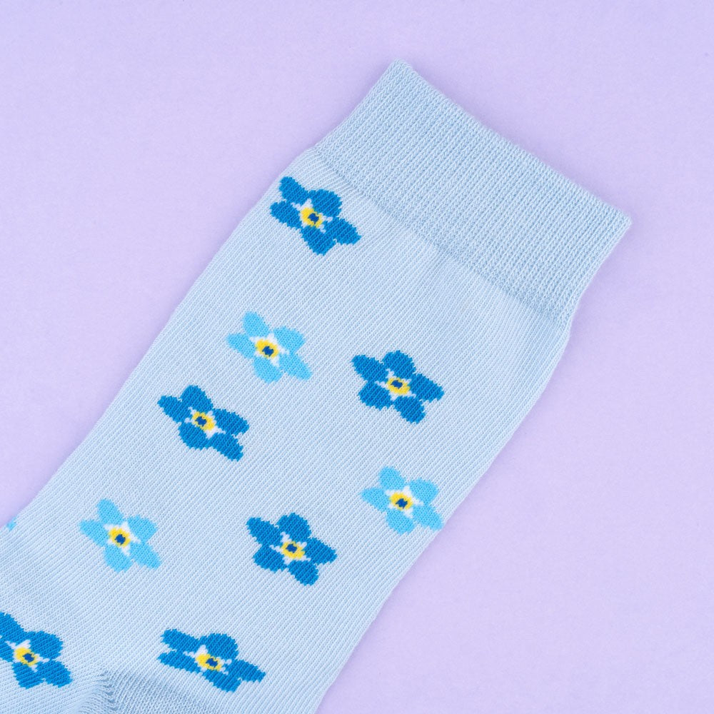 Forget Me Not Socks