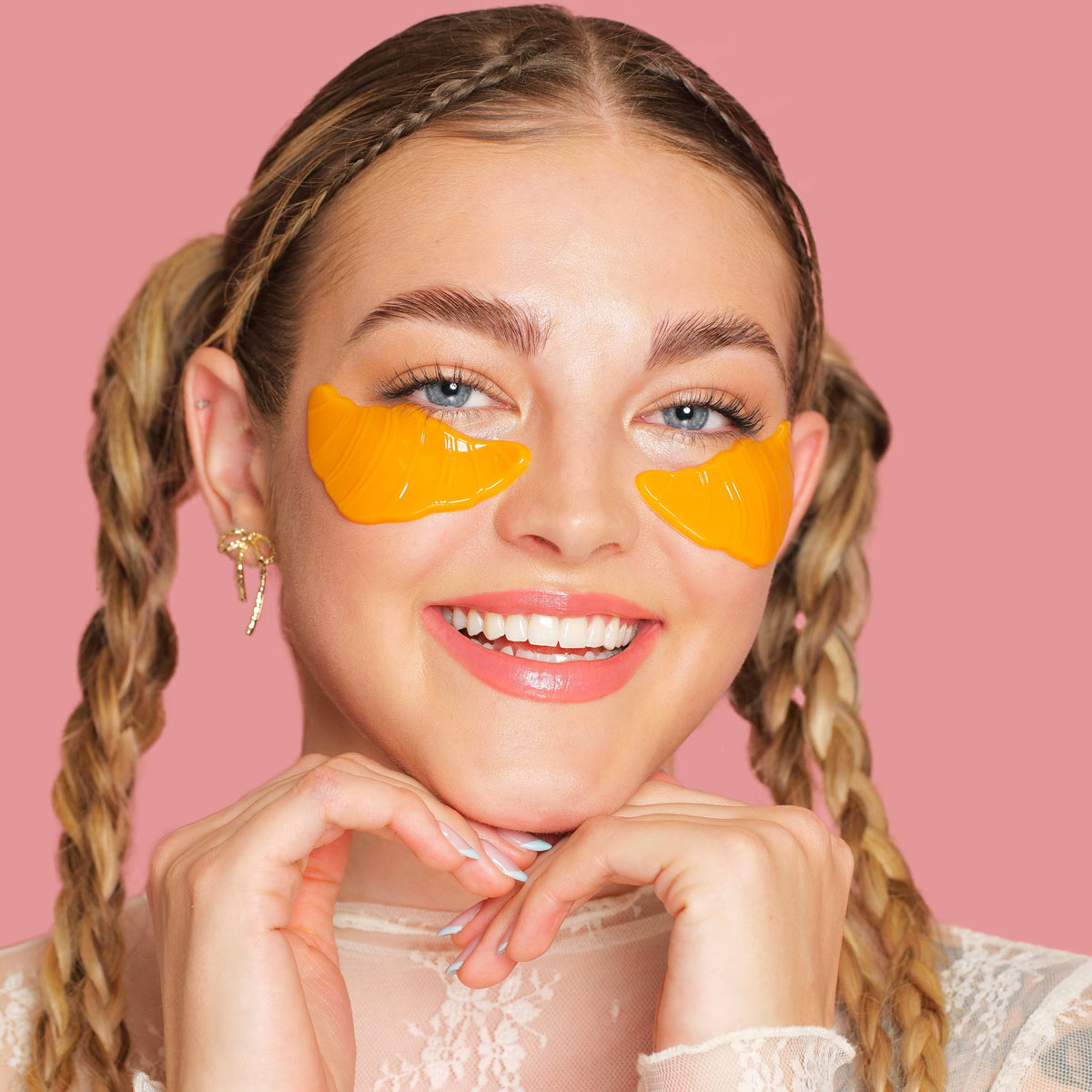 Croissant Depuffing Undereye Patches, 8 Pack