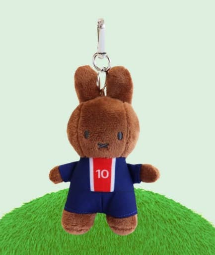 Melanie Soccer Plush Bag Charm, Navy Jersey