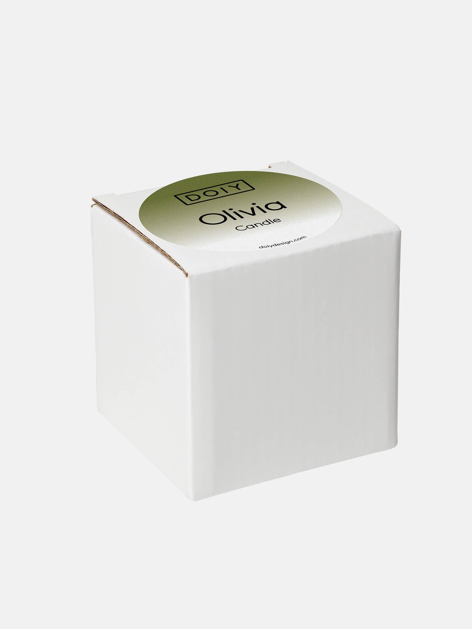Olive 3D Candle
