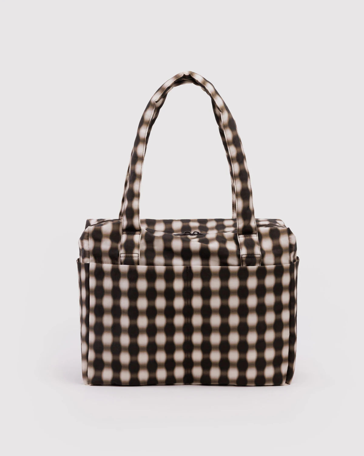 Small Cloud Carry-On, Blurred Gingham Brown