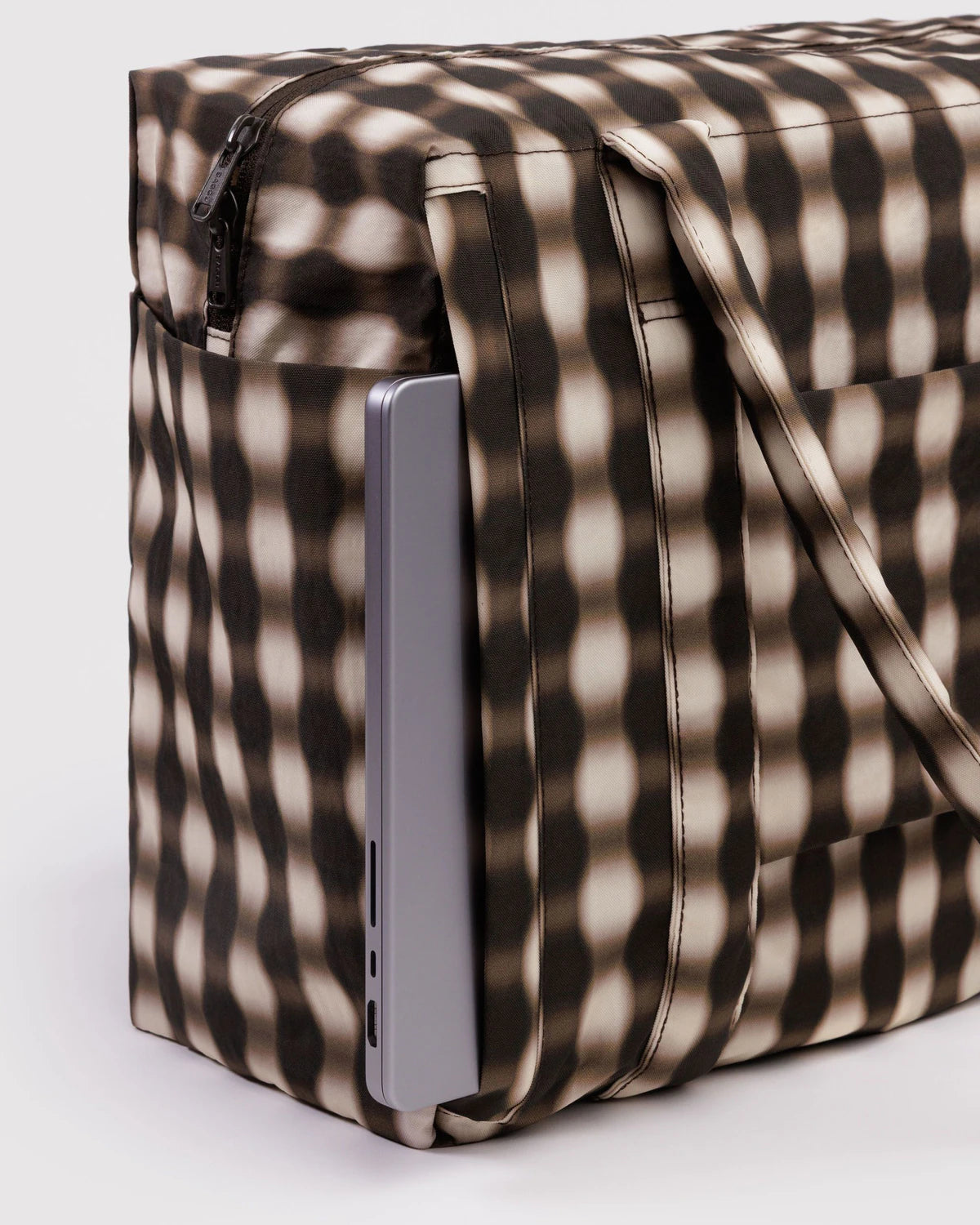 Small Cloud Carry-On, Blurred Gingham Brown