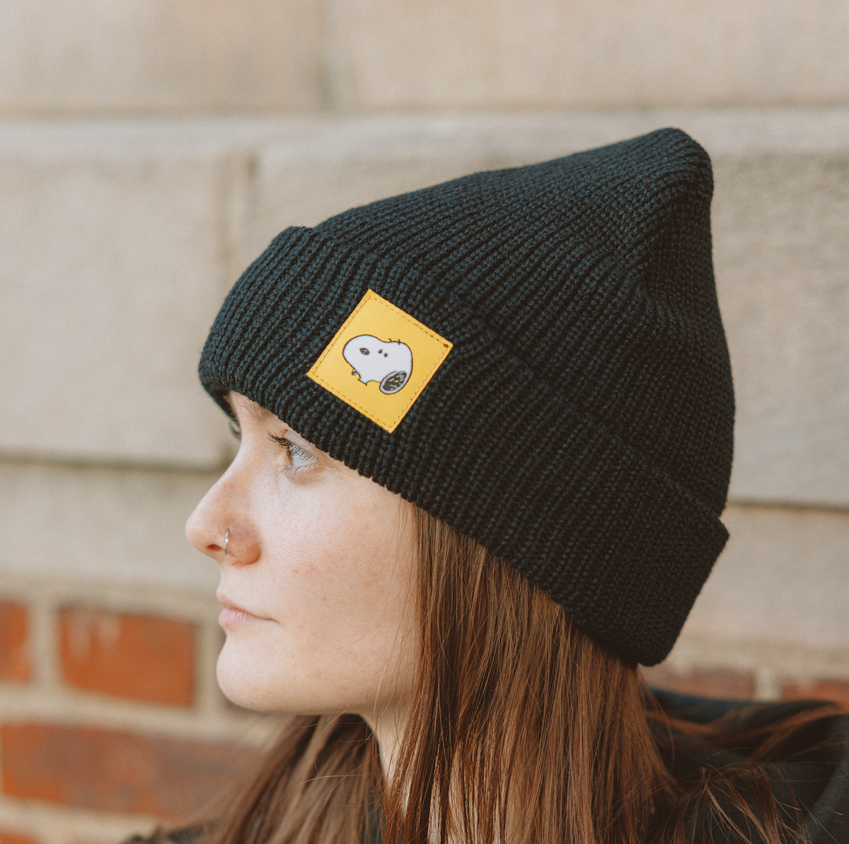 Snoopy Beanie, Black