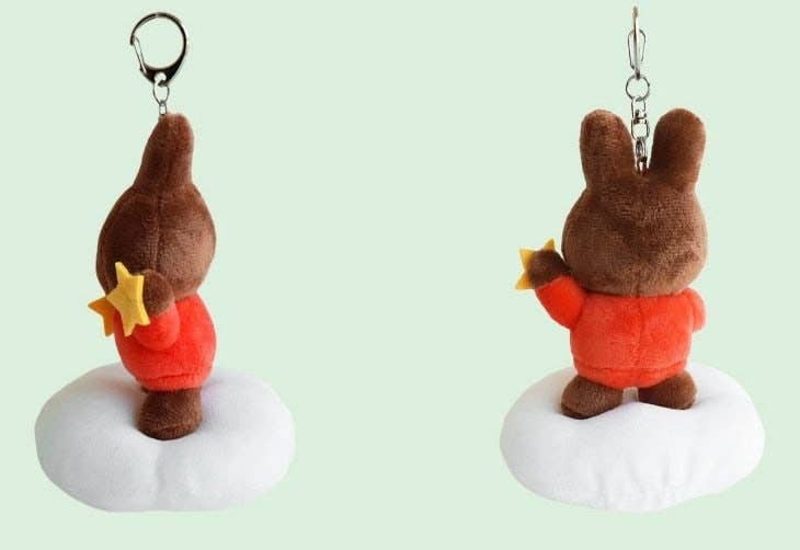 Melanie with Stars Plush Keychain