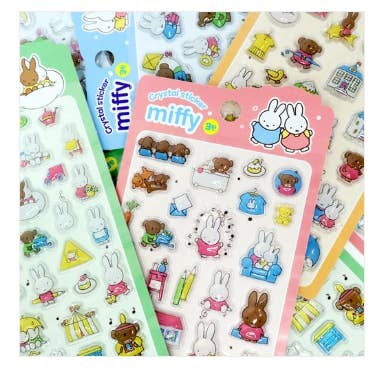 Miffy 3D Crystal Deco Stickers