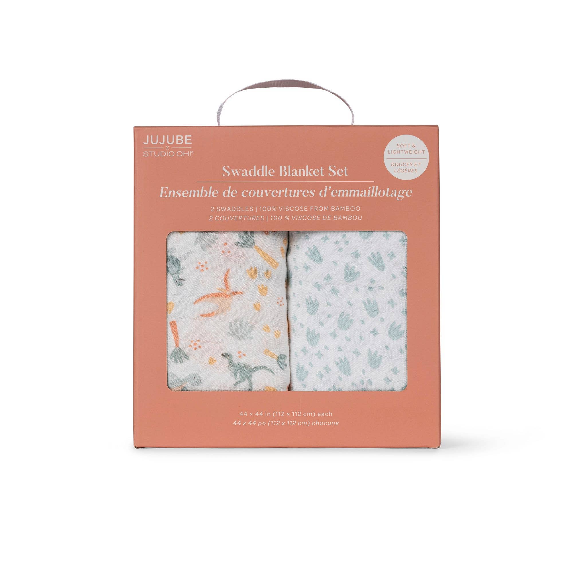 Roarsome Swaddle Blanket, Set of 2