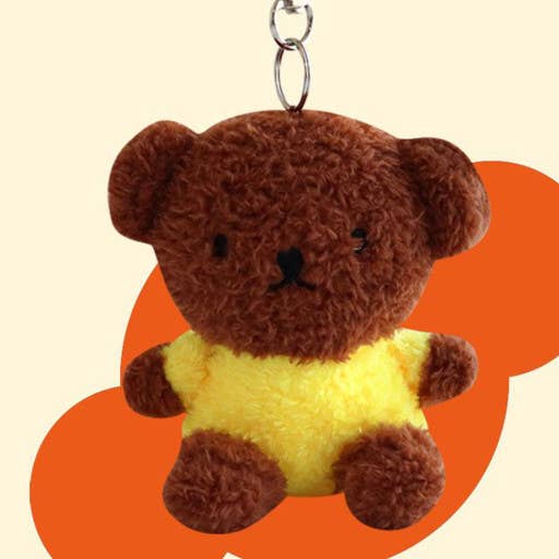 Miffy & Friends Fluffy Keychain, Boris