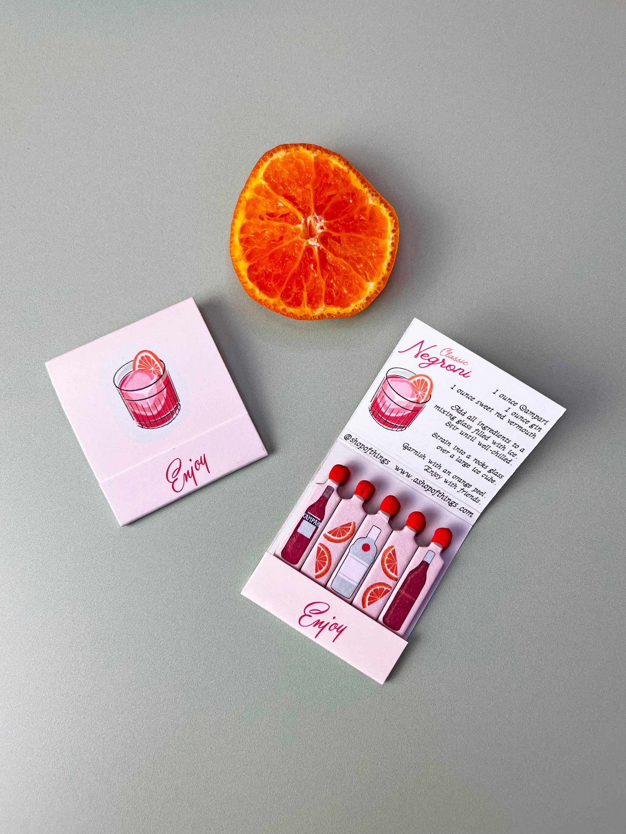 Negroni Matchbook