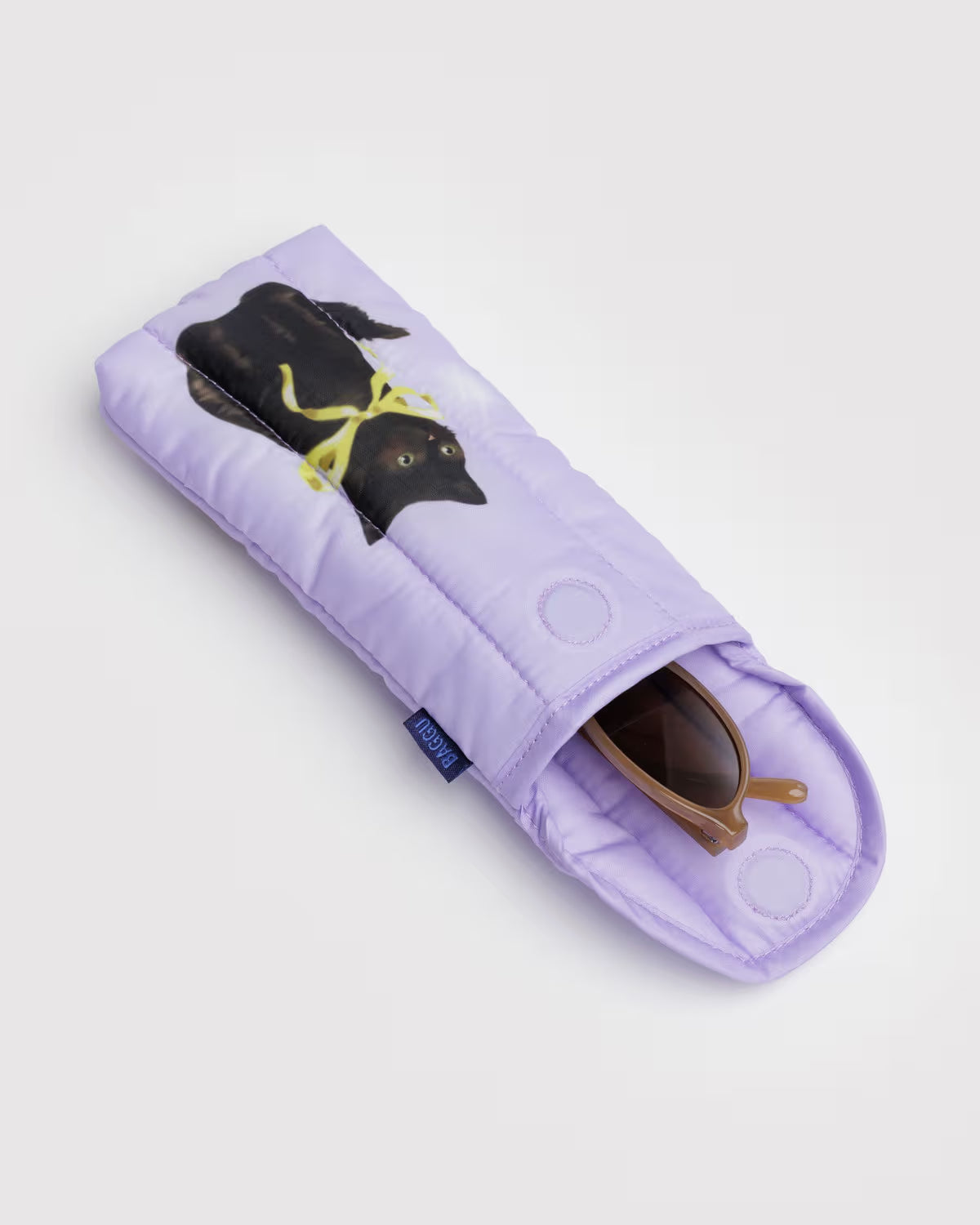 Puffy Glasses Sleeve, Fancy Cats