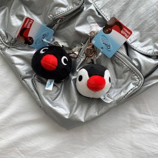 Pingu Face Plush Bag Charm
