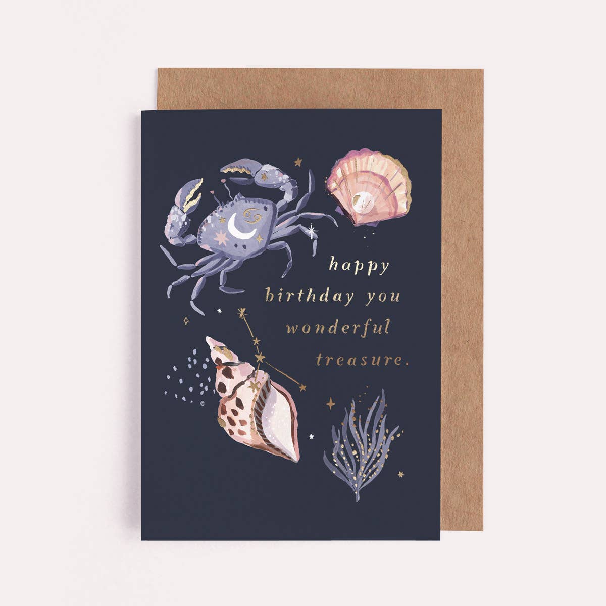 Treasure Zodiac Birthday Card