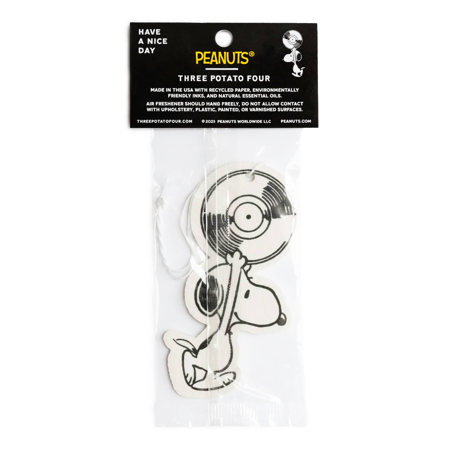 Snoopy Record Air Freshener