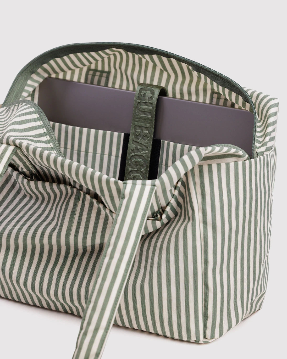 Everyday Cloud Bag, Sage Stripe
