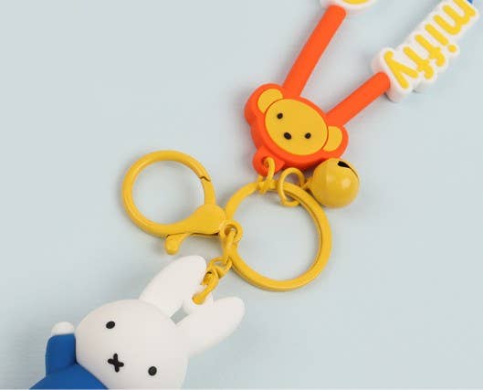 Miffy Color Carabiner Deco Keychain