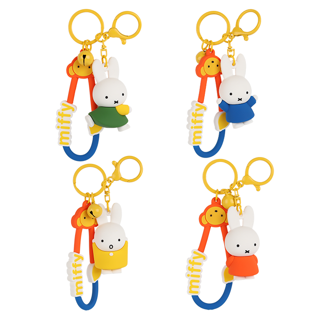 Miffy Color Carabiner Deco Keychain