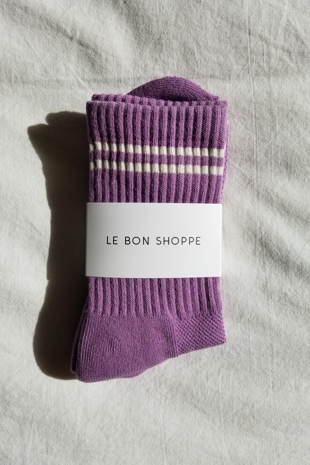 Boyfriend Socks, Grape