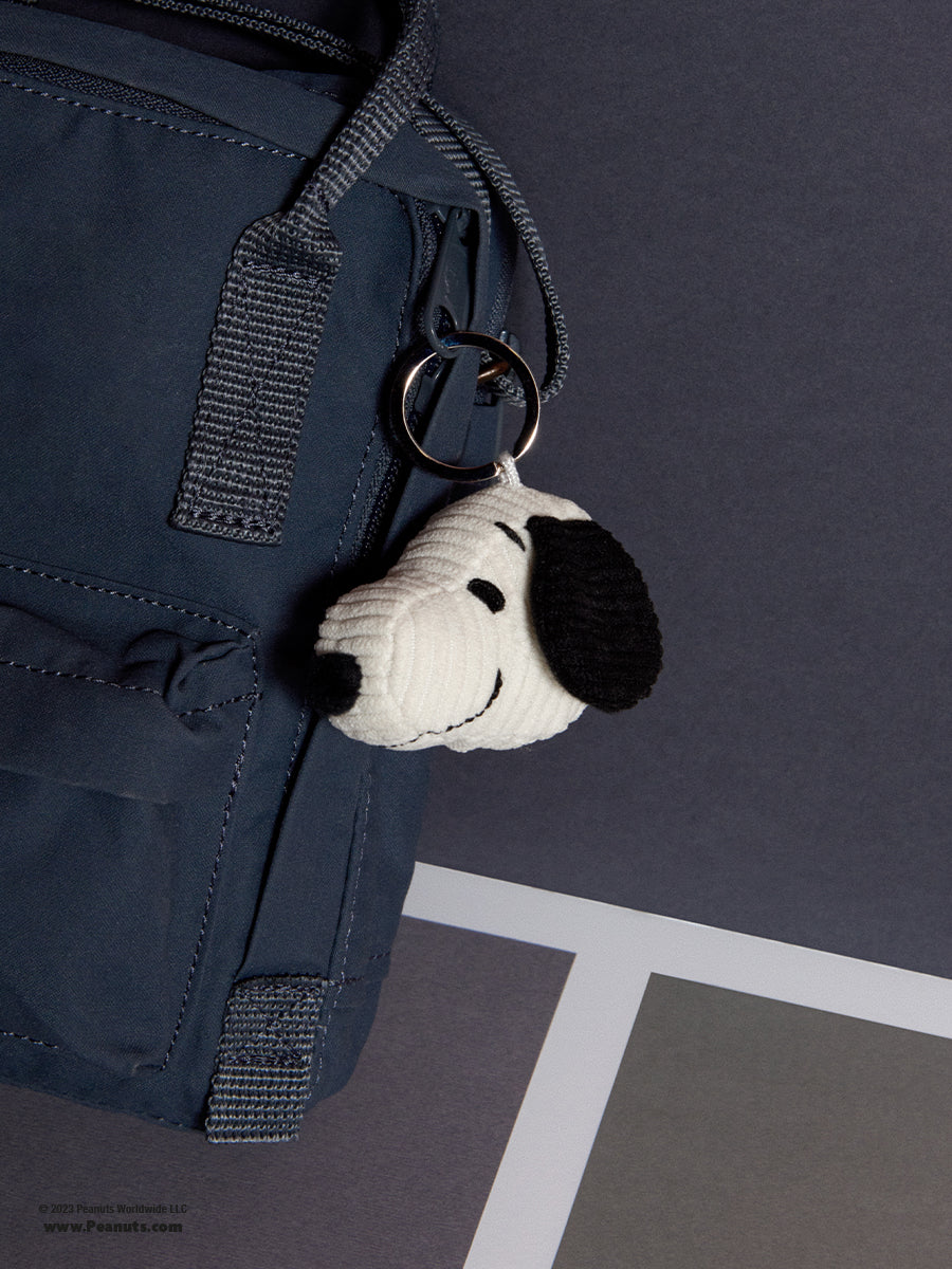 Snoopy Corduroy Plush Keychain