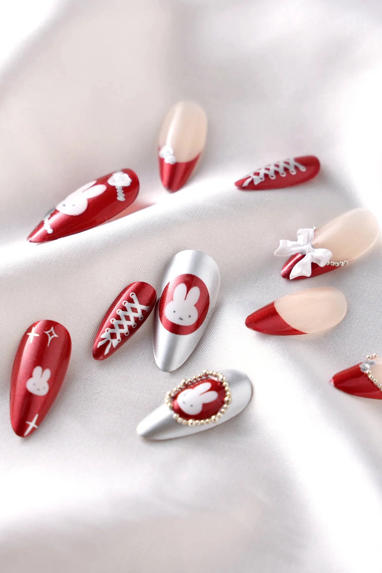 Miffy Red Press-on Nails