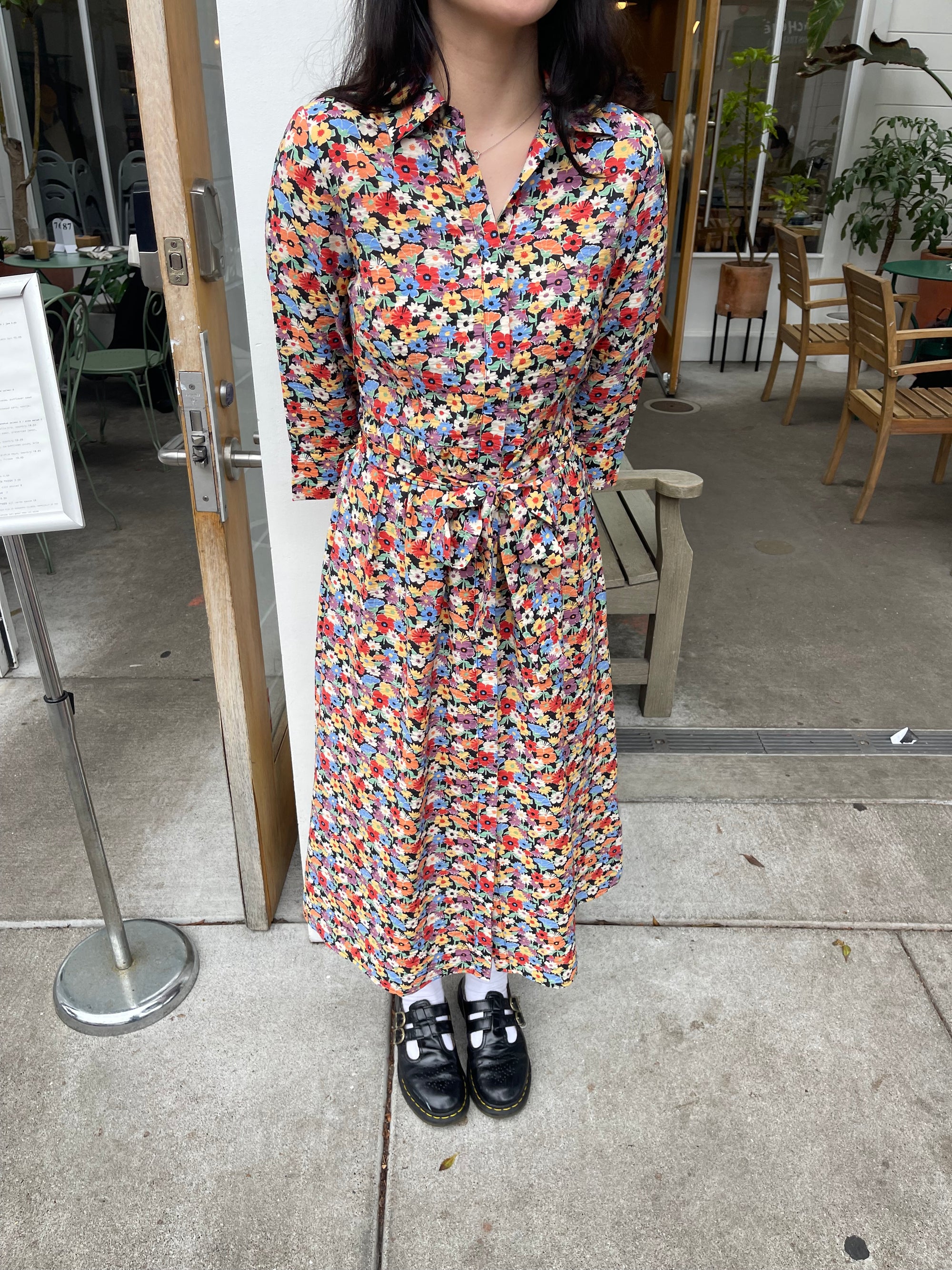 Midi Dress, Autumn Floral
