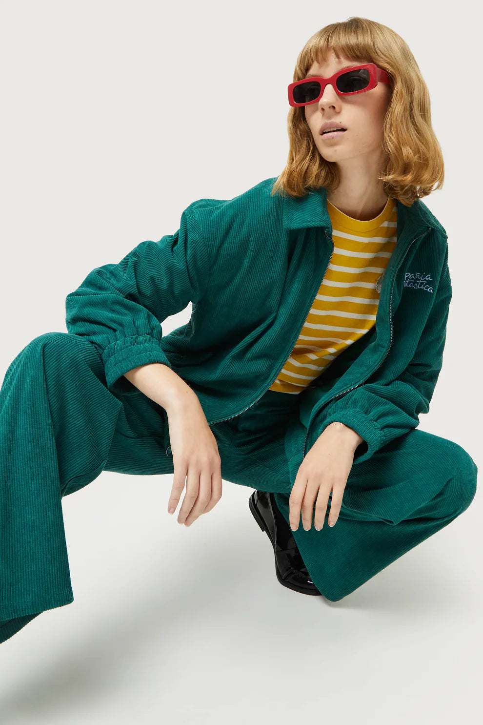 Corduroy Pants, Emerald