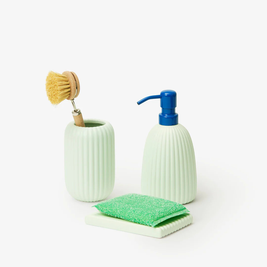 Corduroy Ceramic Soap Dispenser
