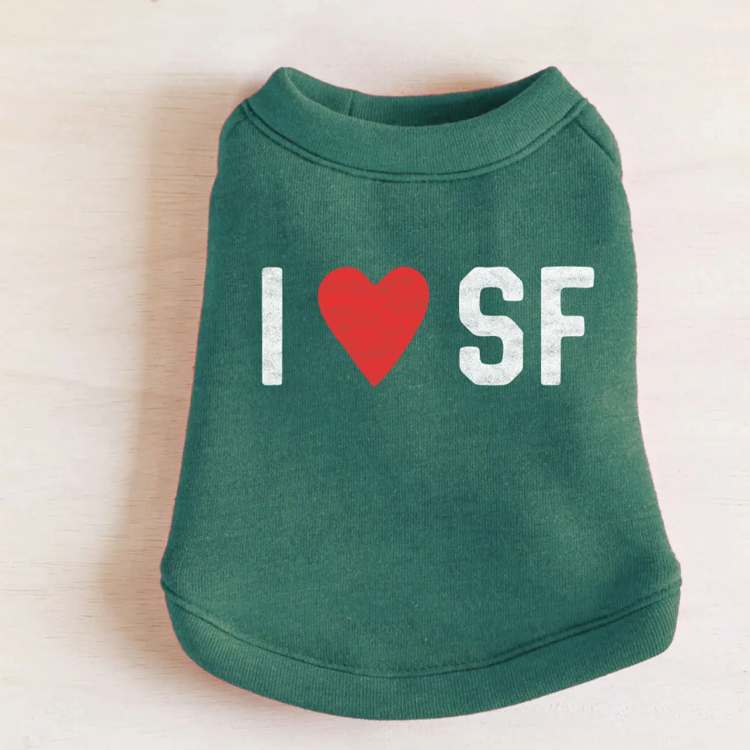 I ❤️ SF, Dog Sweater