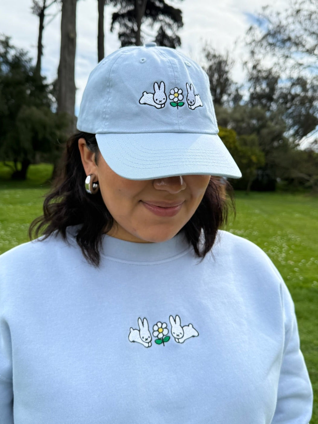 Dick Bruna Rabbit Daisies Crewneck Sweatshirt