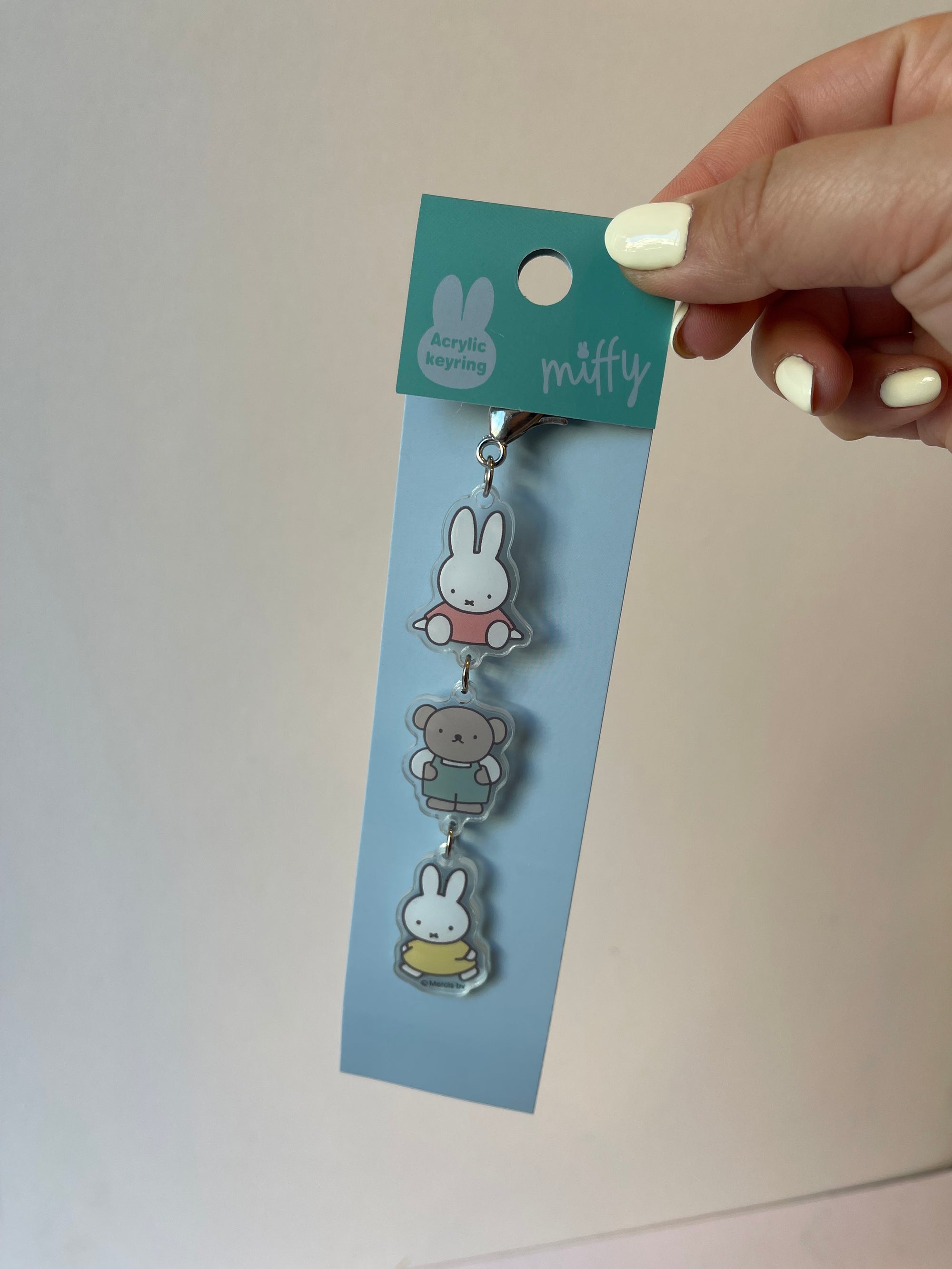 Miffy Acrylic Keychains, Miffy & Boris