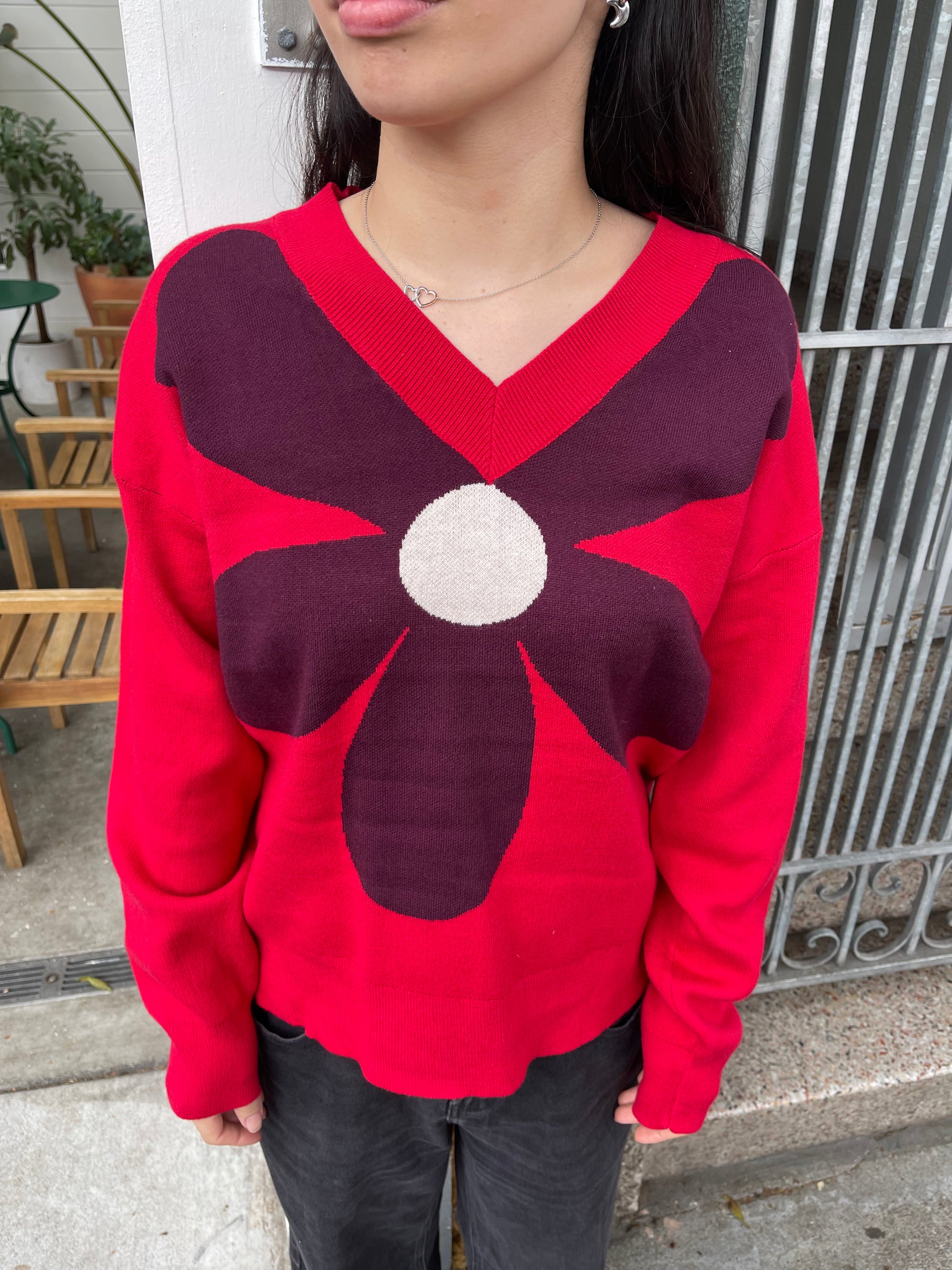 Flower Jumper, Red