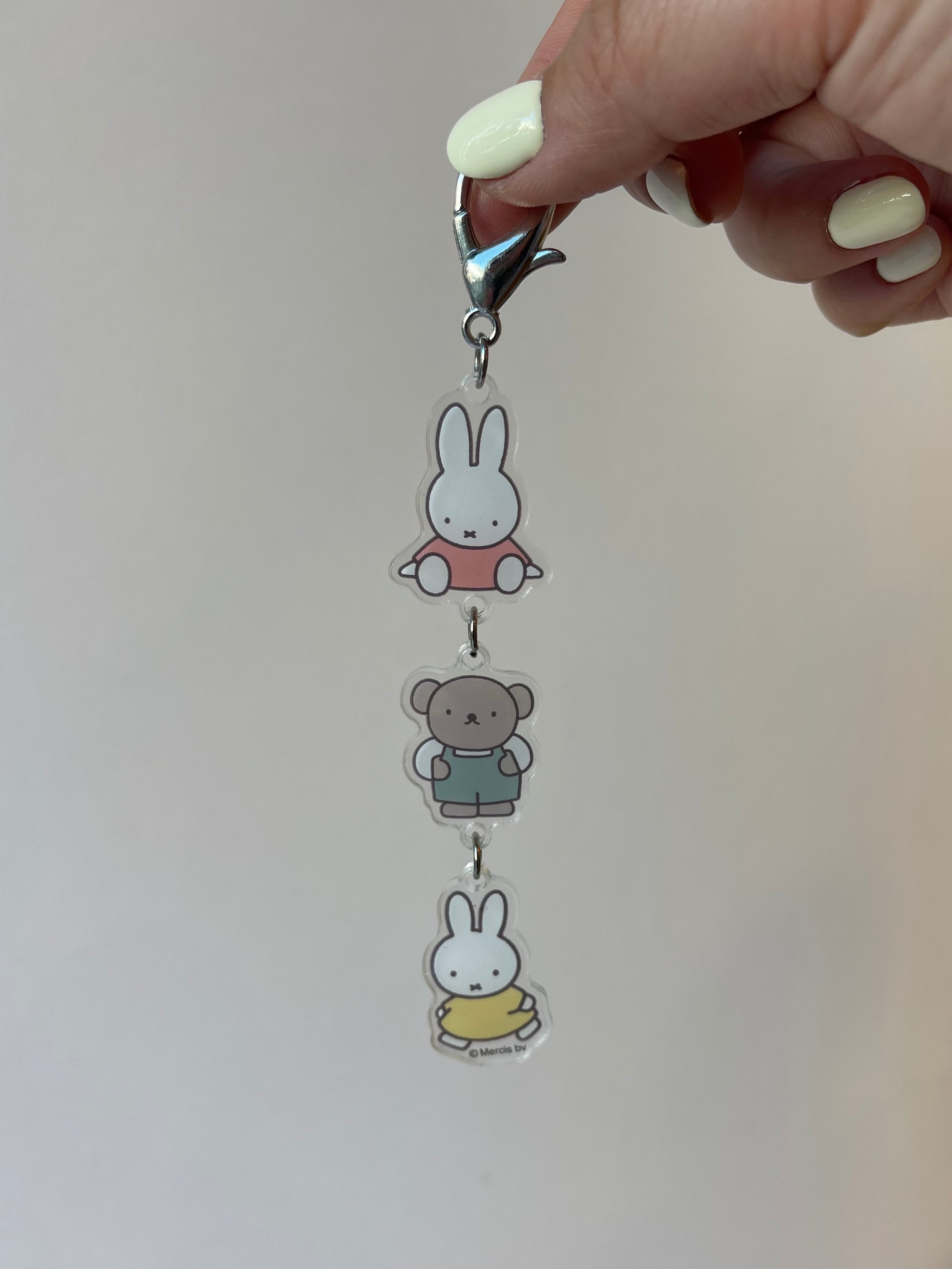 Miffy Acrylic Keychains, Miffy & Boris