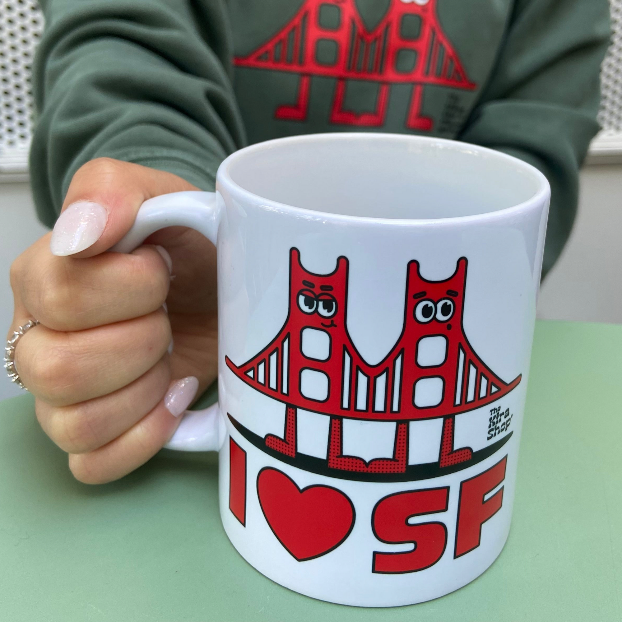 I Heart SF Bridge Guys Mug