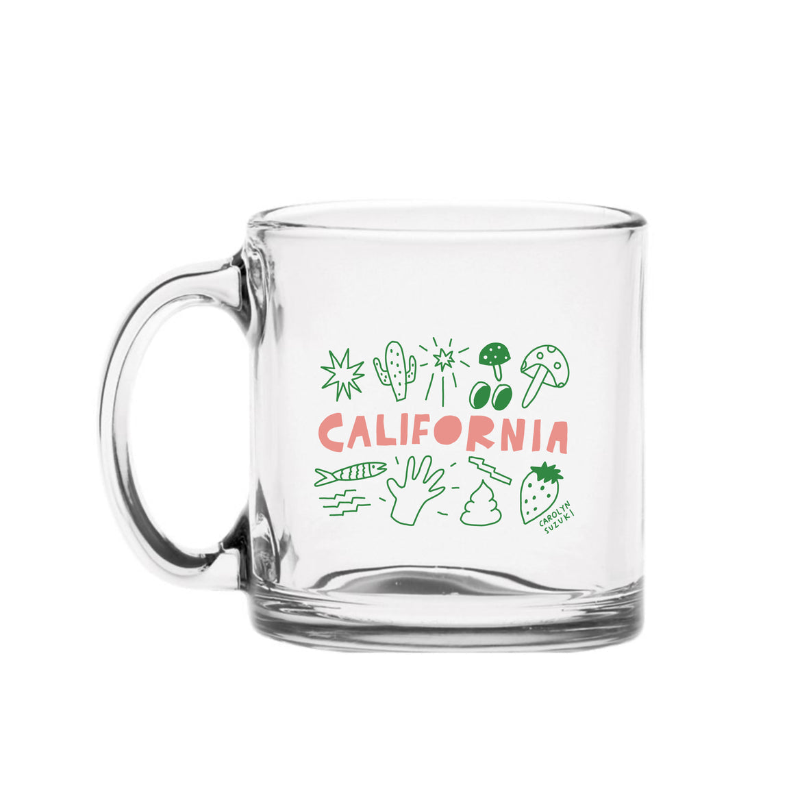 California Glass Mug