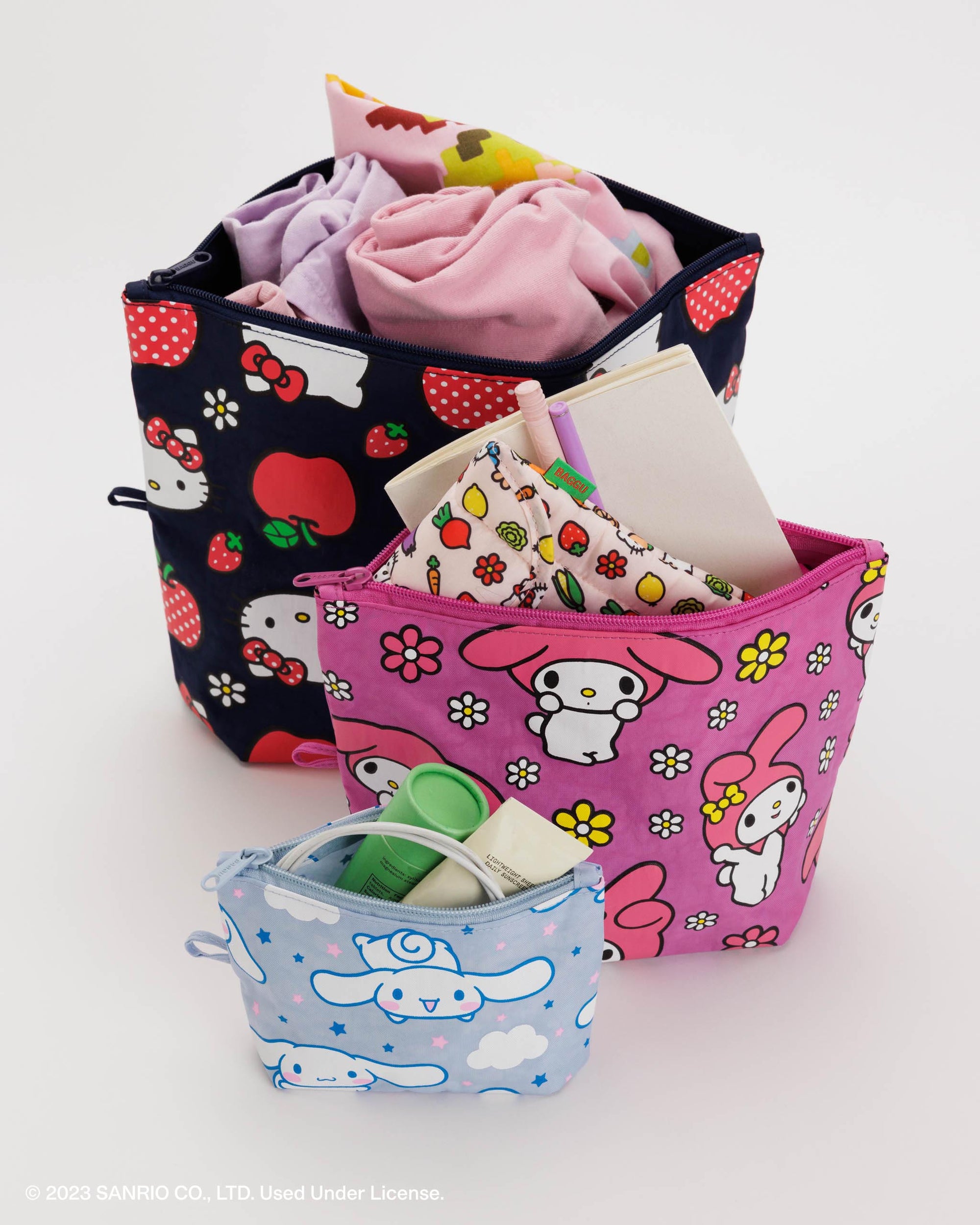 Go Pouch Set, Hello Kitty and Friends