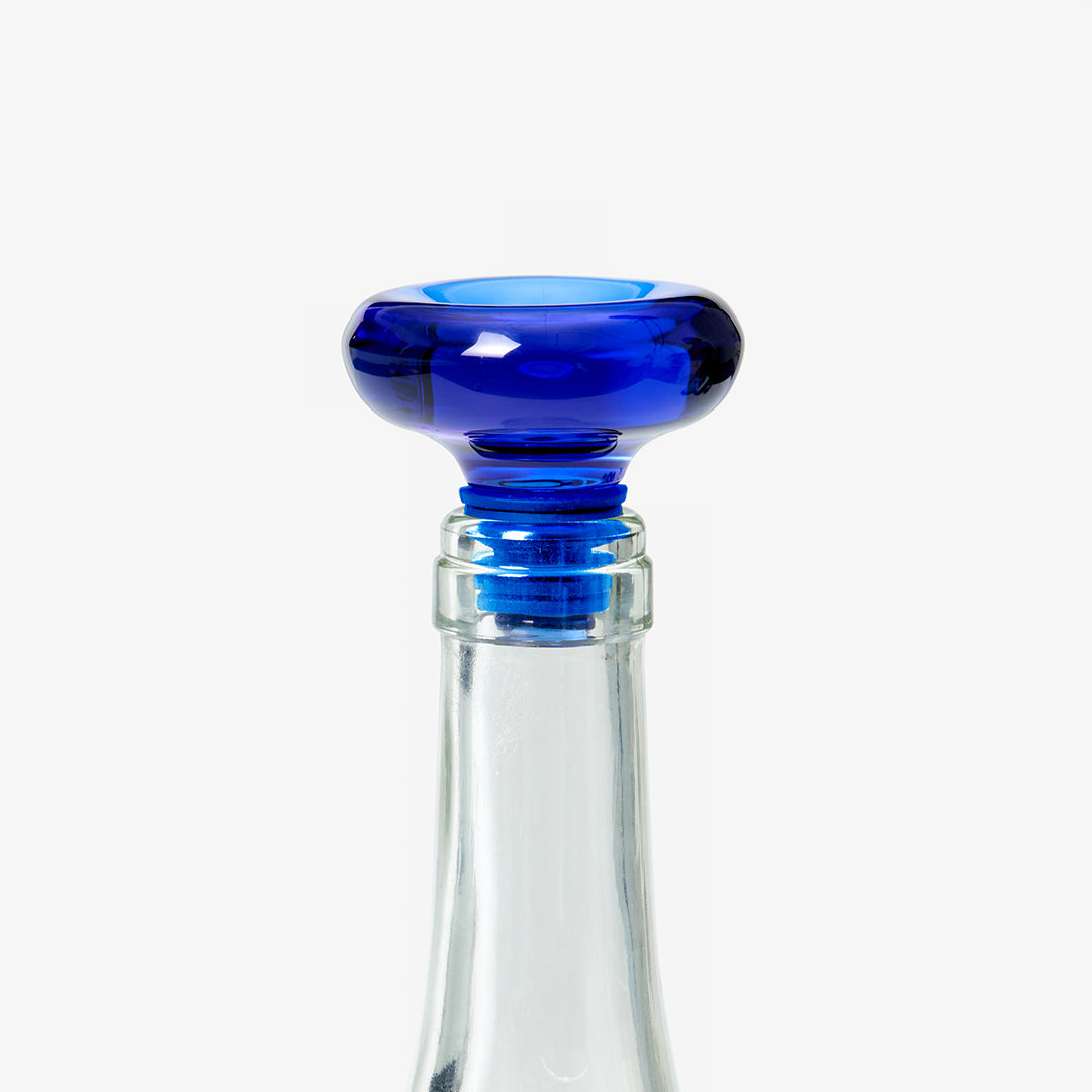 Hobknob Bottle Stopper, Blue