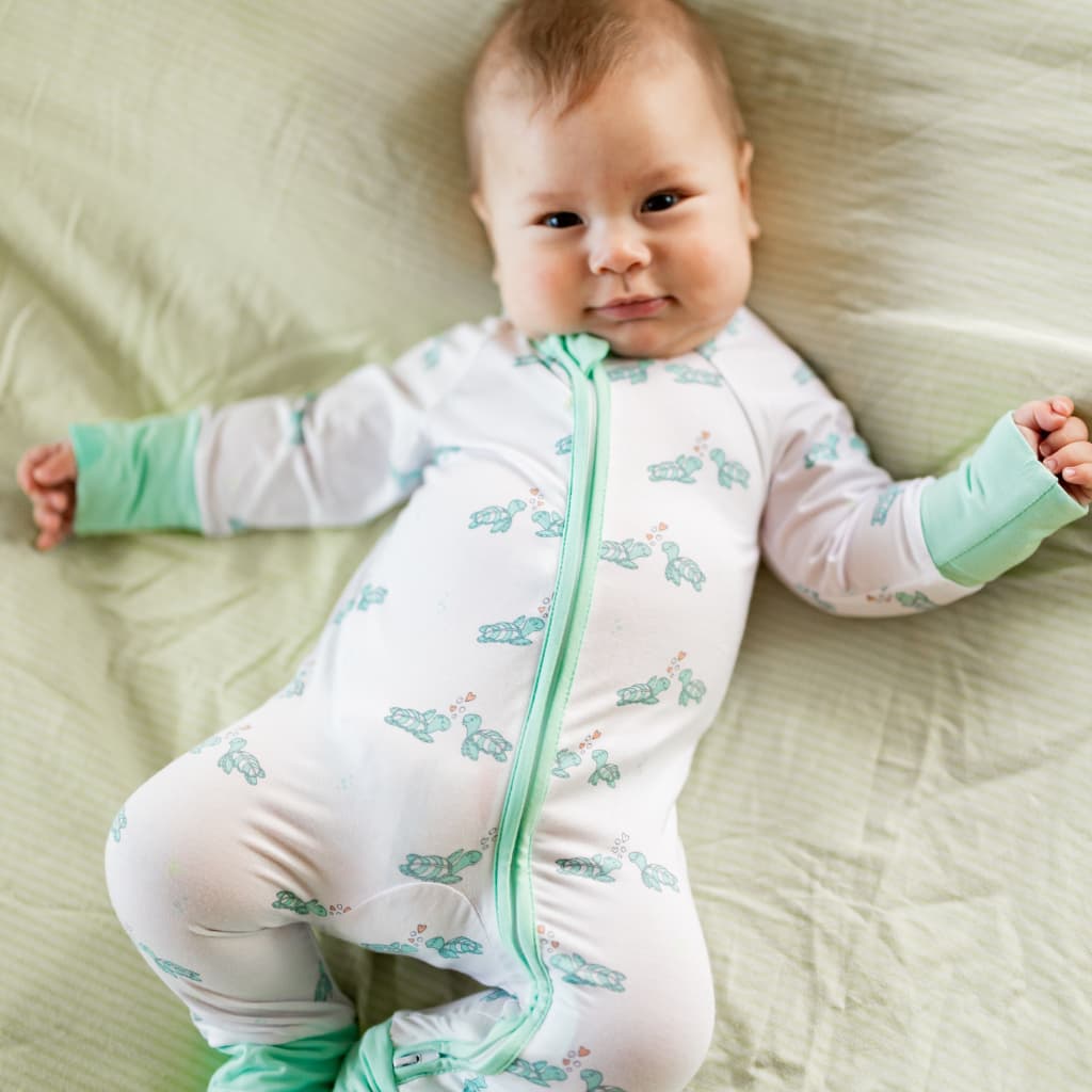 Bamboo Newborn Coverall, Honu Honi