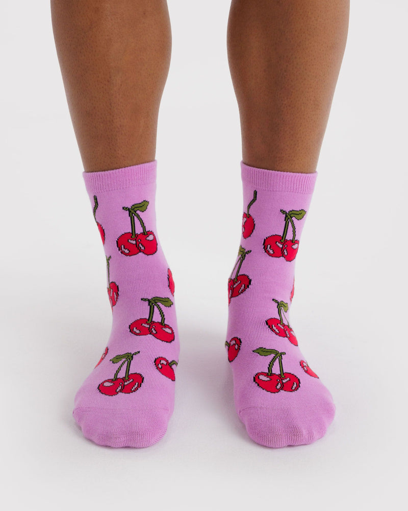 Crew Sock, Cherries