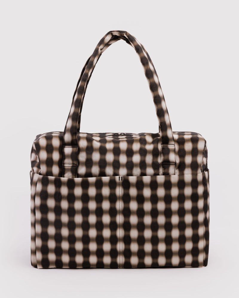 Cloud Carry-On, Blurred Gingham Brown