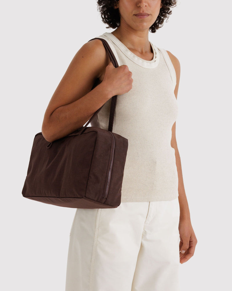 Medium Bowler Bag, Coffee